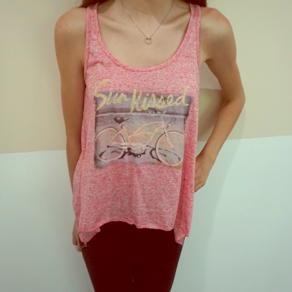 PacSun- Pink Summer Flowy Tank